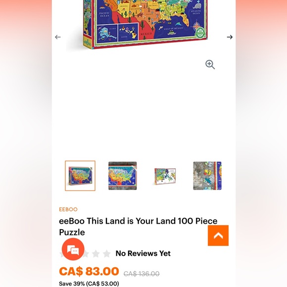 [Free add on item] US map puzzle for kids - Picture 3 of 3